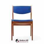 Erik Buch Mid Century Danish Teak Side Dining Chairs - Set of 4