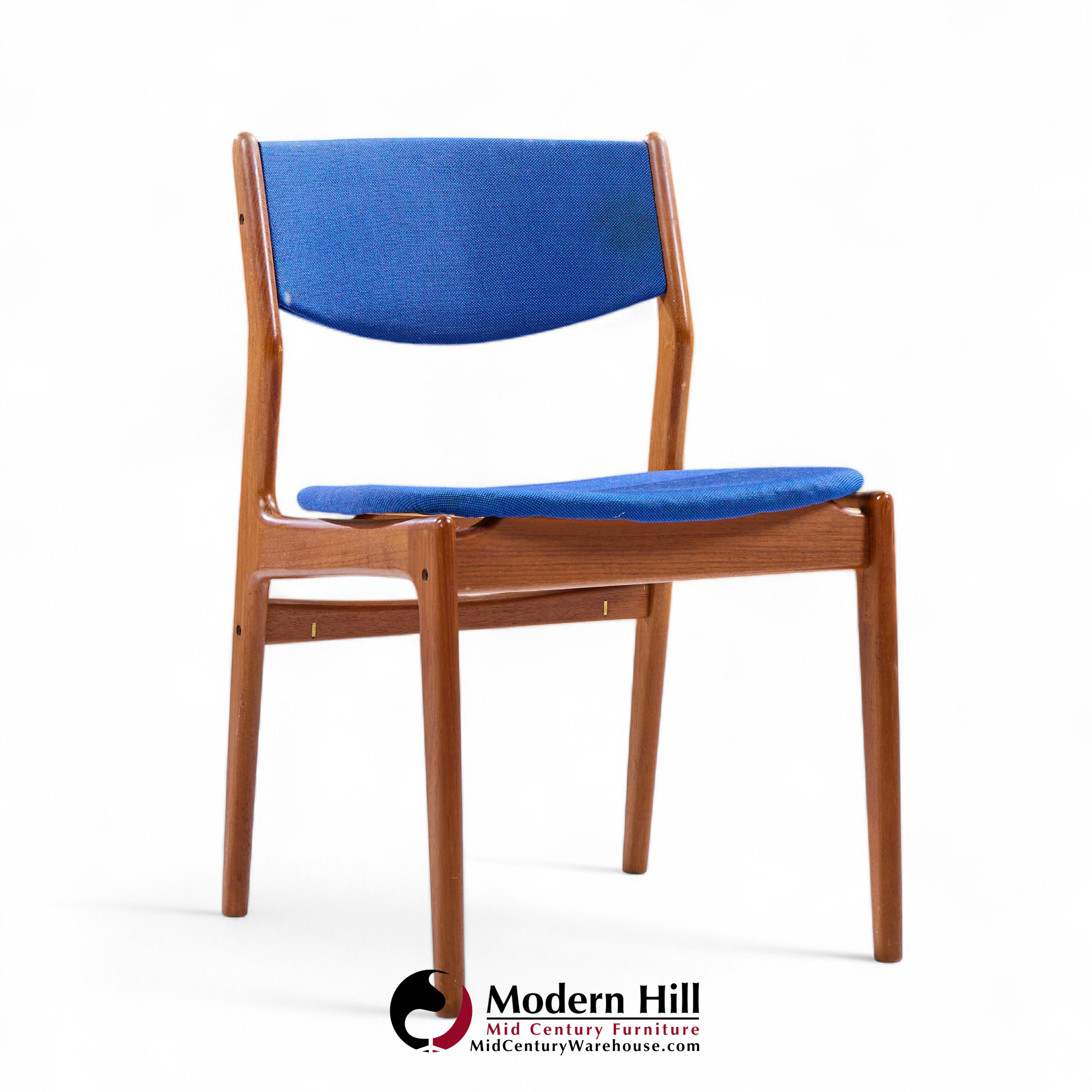 Erik Buch Mid Century Danish Teak Side Dining Chairs - Set of 4