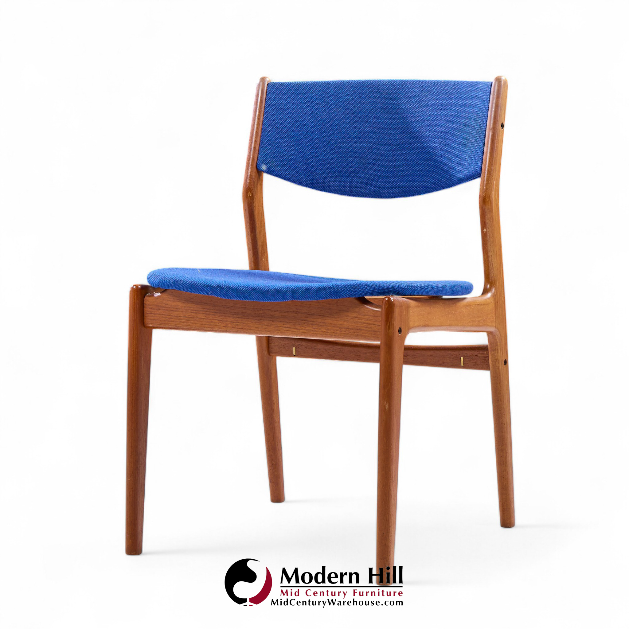 Erik Buch Mid Century Danish Teak Side Dining Chairs - Set of 4