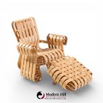 frank gehry for knoll power play chair and ottoman