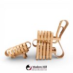 frank gehry for knoll power play chair and ottoman