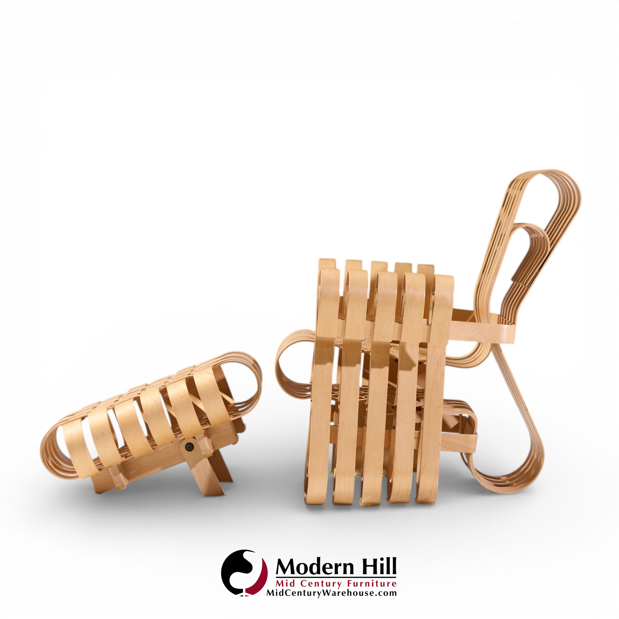 frank gehry for knoll power play chair and ottoman