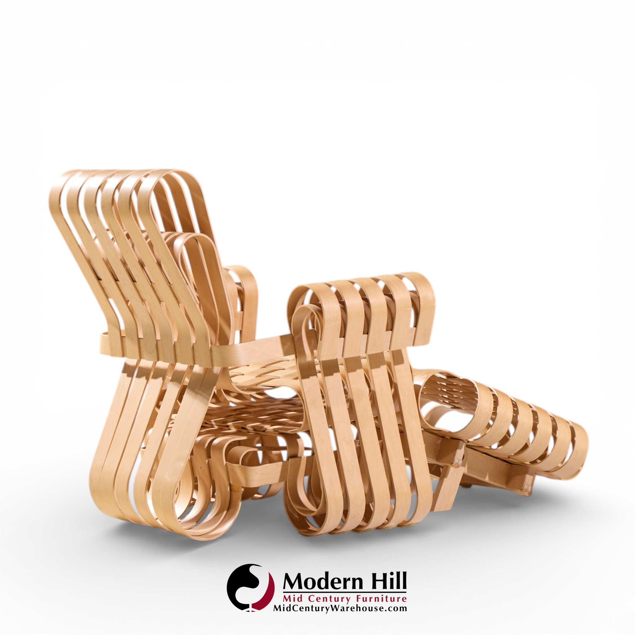 frank gehry for knoll power play chair and ottoman