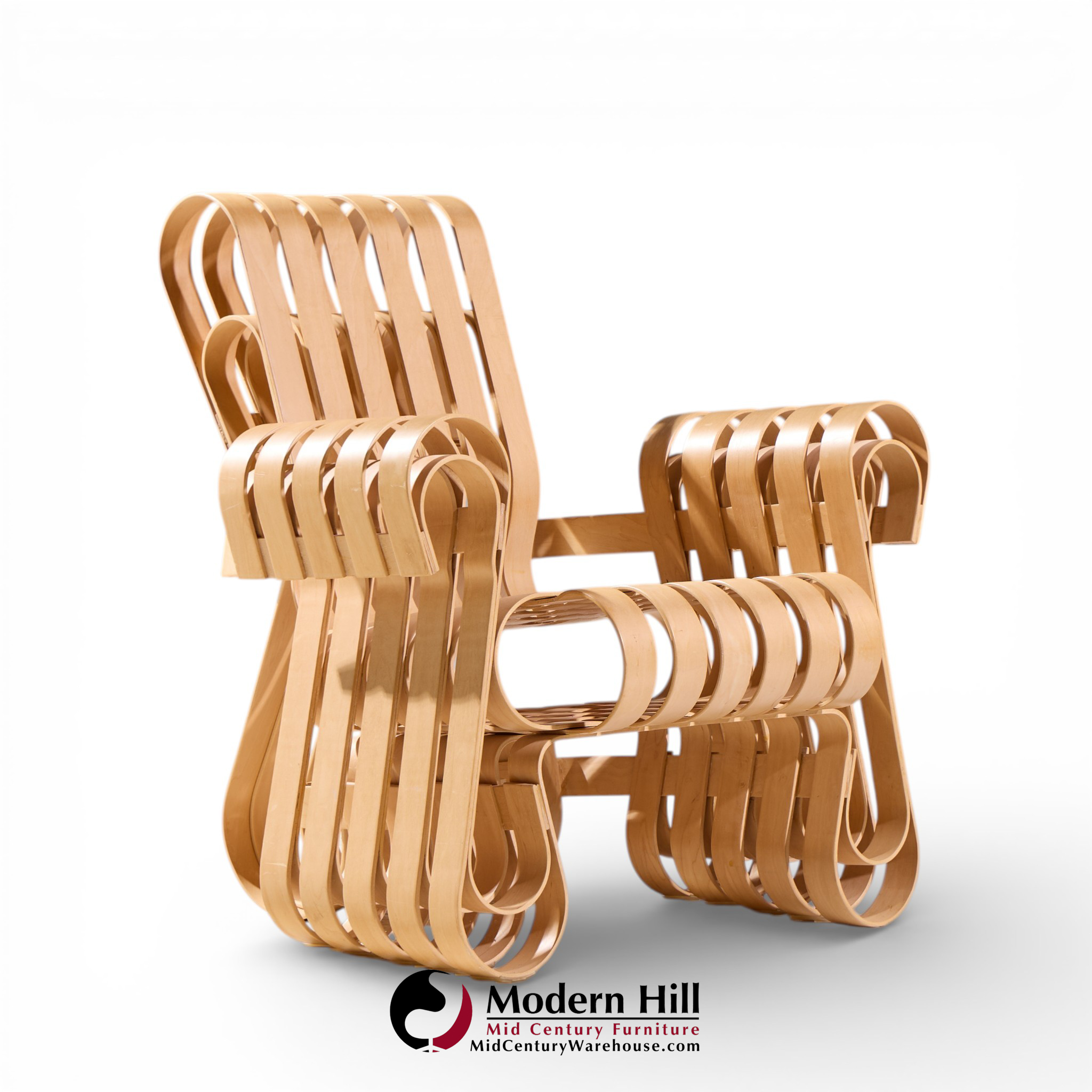 frank gehry for knoll power play chair and ottoman