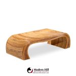 gabriella crespi style mid century pencil reed rattan coffee table