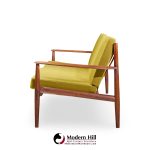 grete jalk for france and son mid century danish teak 4 seater sofa