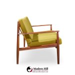 grete jalk for france and son mid century danish teak 4 seater sofa