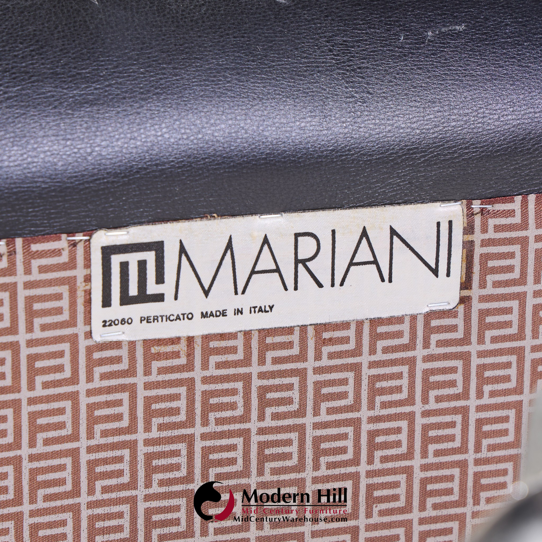 Guido Faleschini for Mariani Mid Century "big" Executive Leather Desk Chair