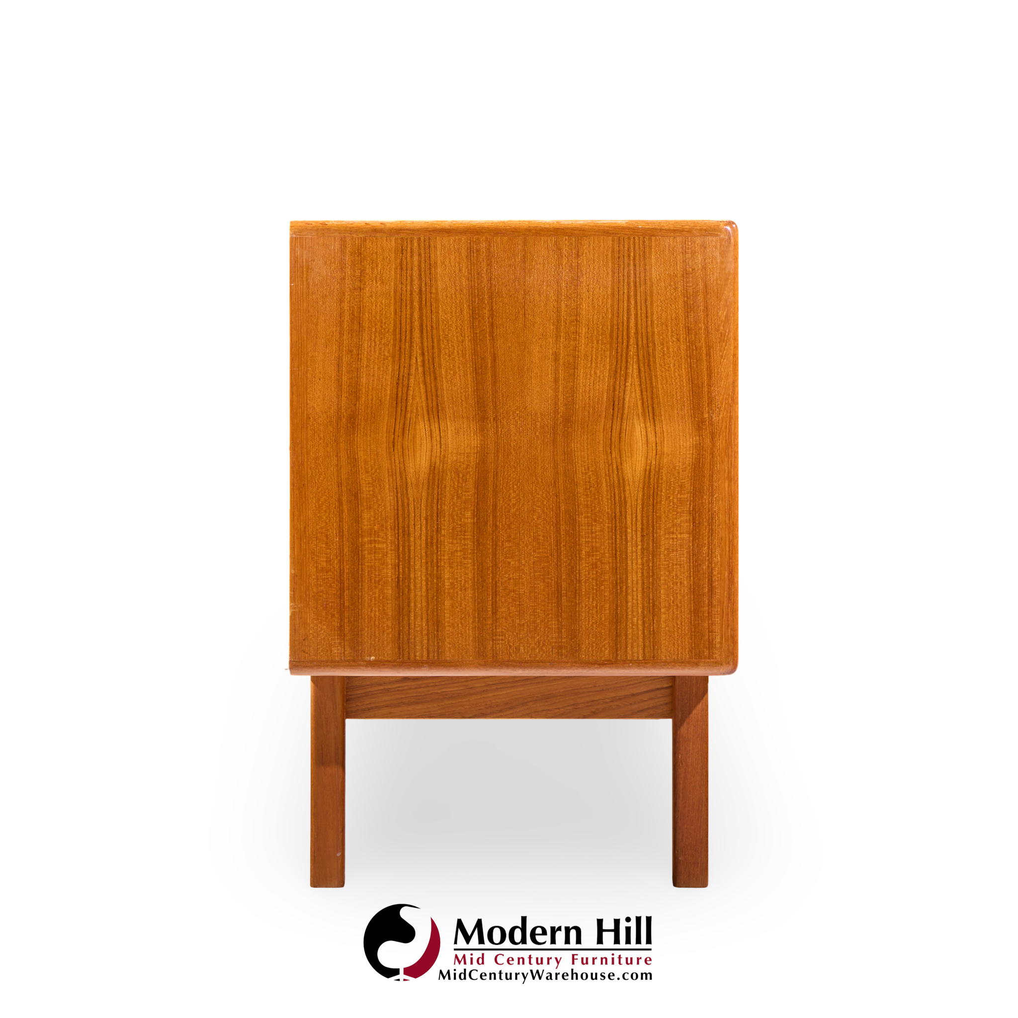 hp hansen mid century danish teak sliding door credenza