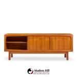 hp hansen mid century danish teak sliding door credenza