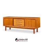 hp hansen mid century danish teak sliding door credenza