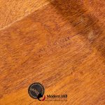 Hans Olsen for Frem Rojle Mid Century Expanding Teak Dining Table with 4 Nesting Chairs