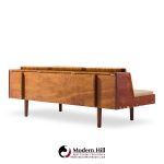 hans wegner for getama ge6 mid century danish teak and cane daybed sofa