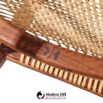 hans wegner for johannes hansen jh 501 mid century cane and teak dining chairs - set of 4