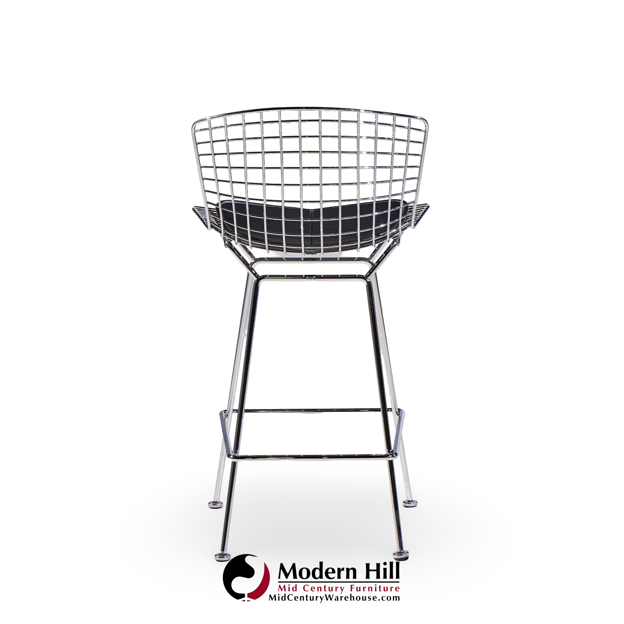 Harry Bertoia for Knoll Mid Century Chrome Counter Stools - Set of 4