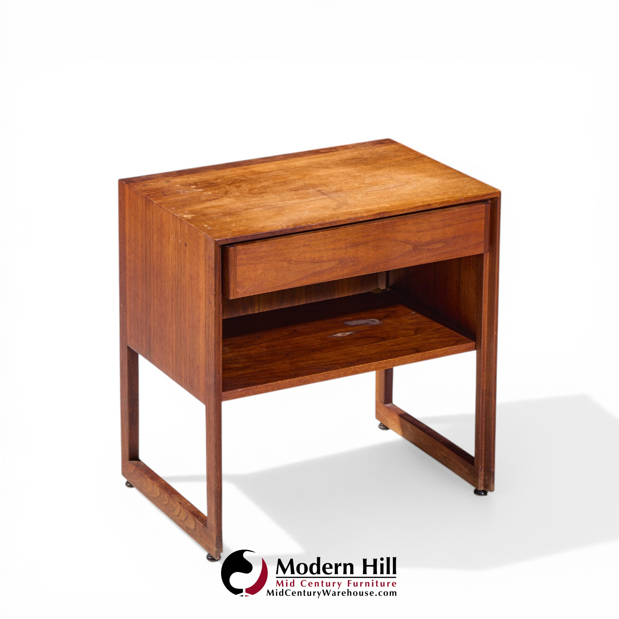 Jens Risom Mid Century Nightstands - Pair