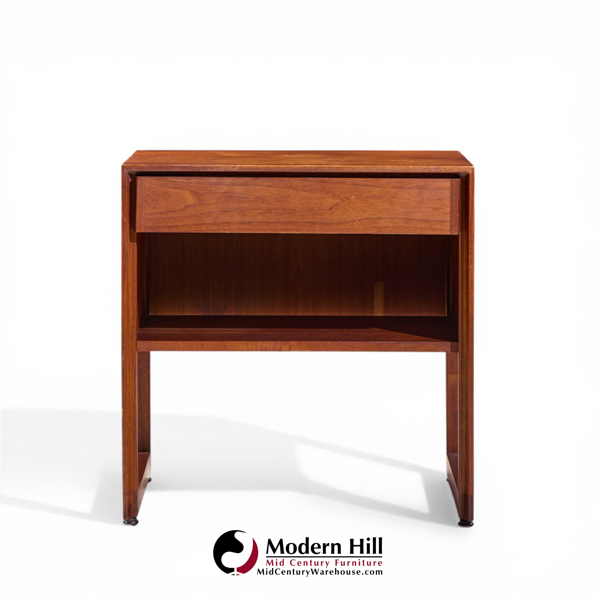 Jens Risom Mid Century Nightstands - Pair