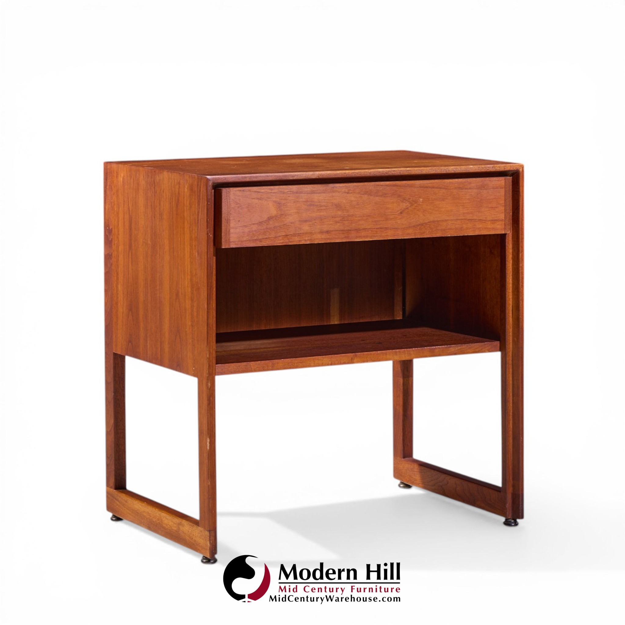 Jens Risom Mid Century Nightstands - Pair