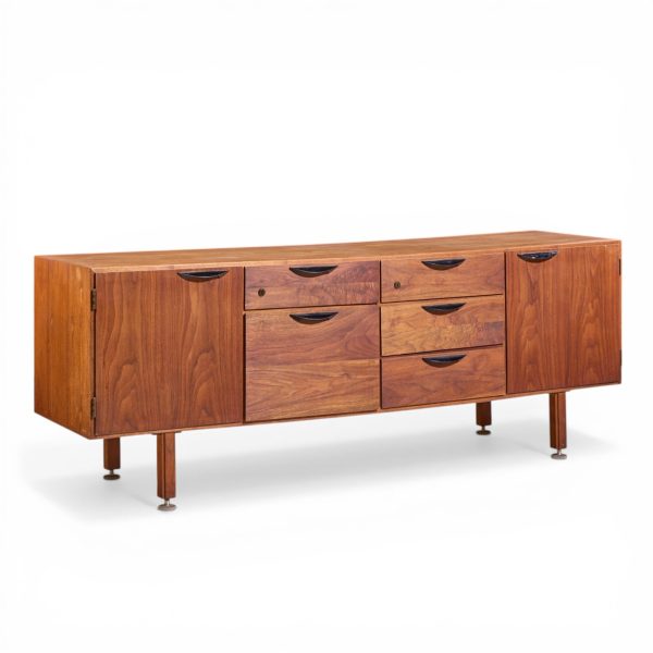 Jens Risom Mid Century Walnut Credenza