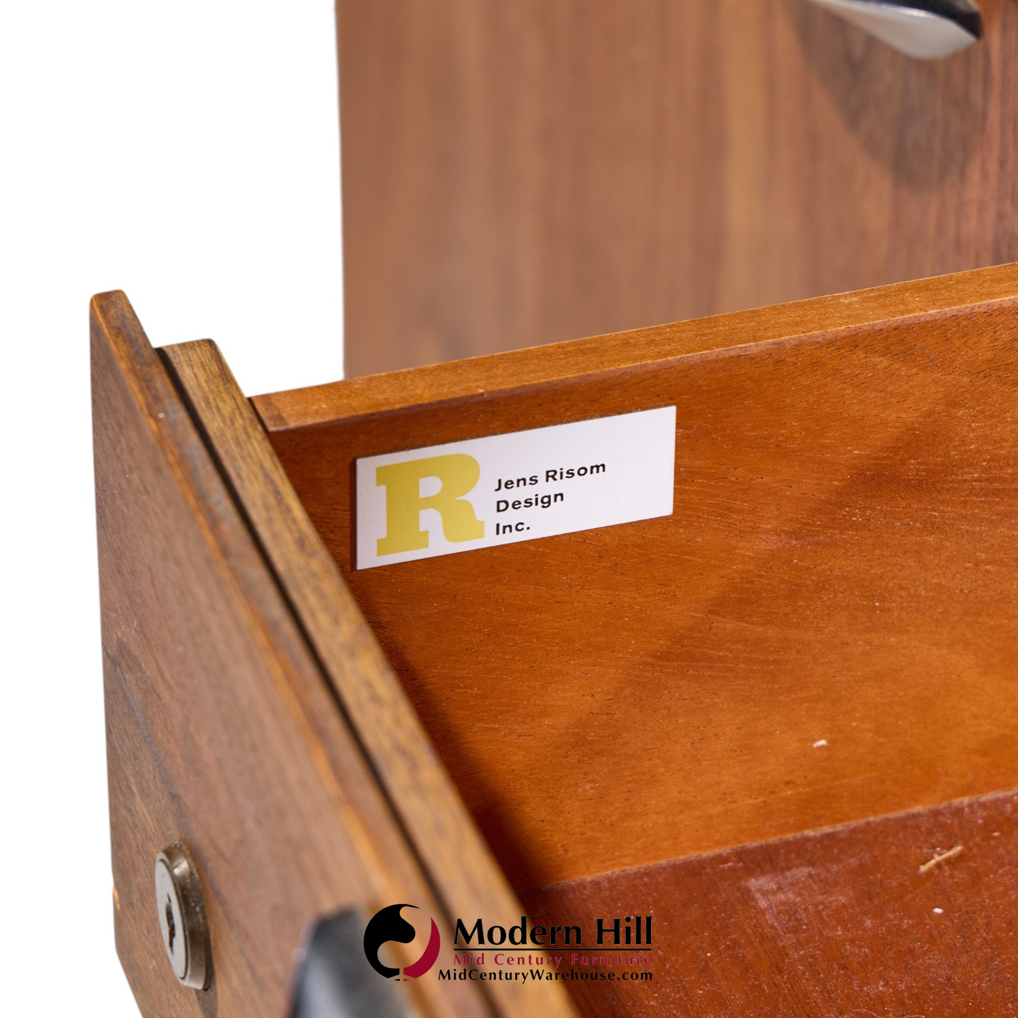 Jens Risom Mid Century Walnut Credenza