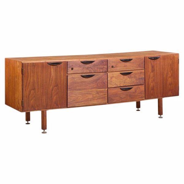 Jens Risom Mid Century Walnut Credenza
