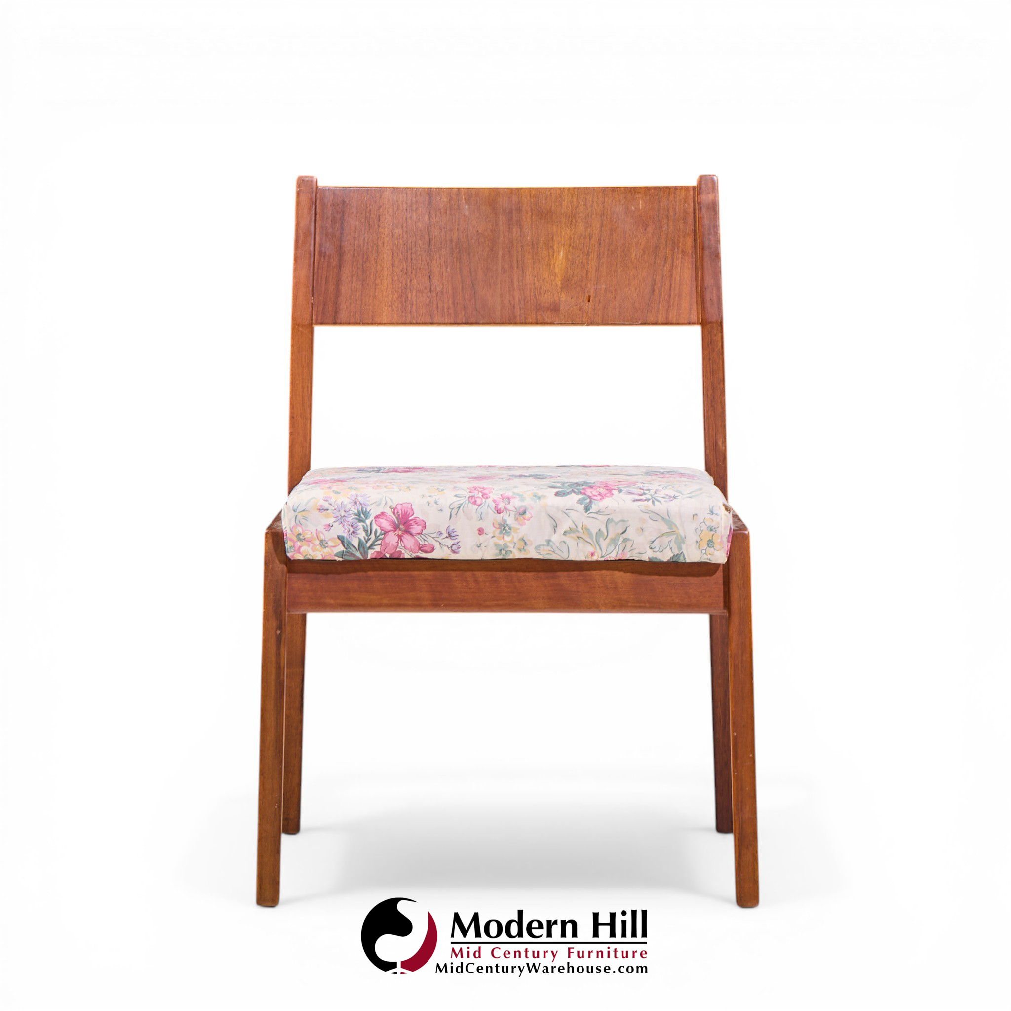 Jens Risom Mid Century Walnut Dining Chair