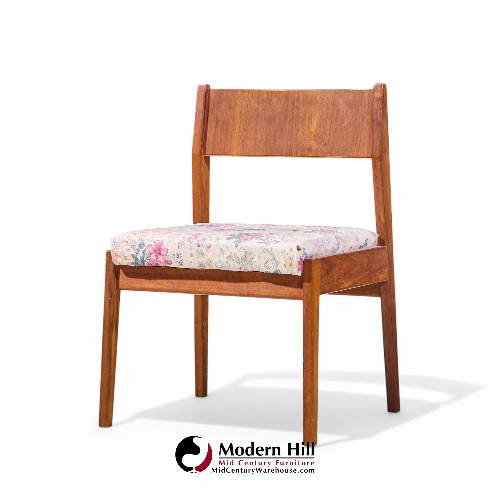 Jens Risom Mid Century Walnut Dining Chair