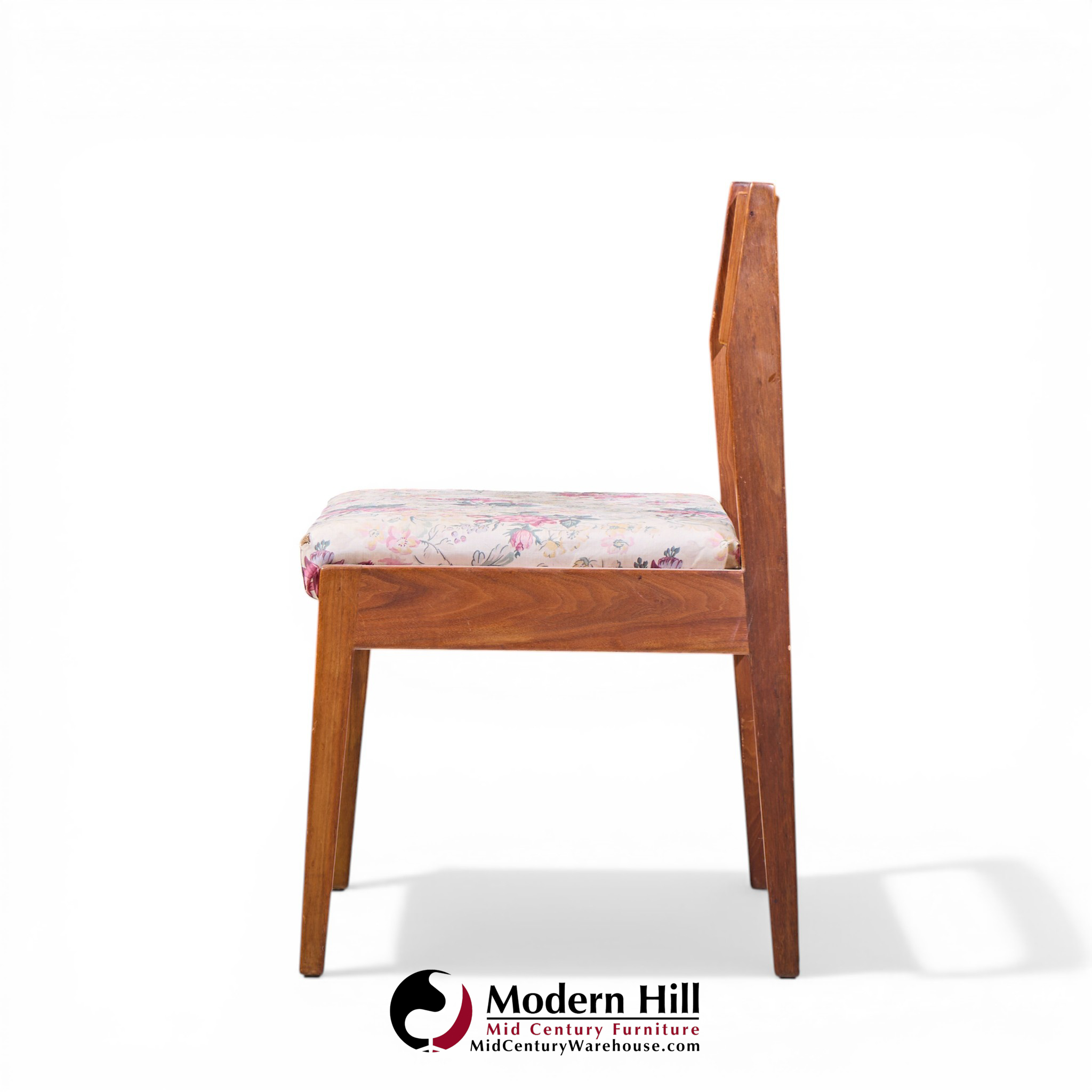 Jens Risom Mid Century Walnut Dining Chair