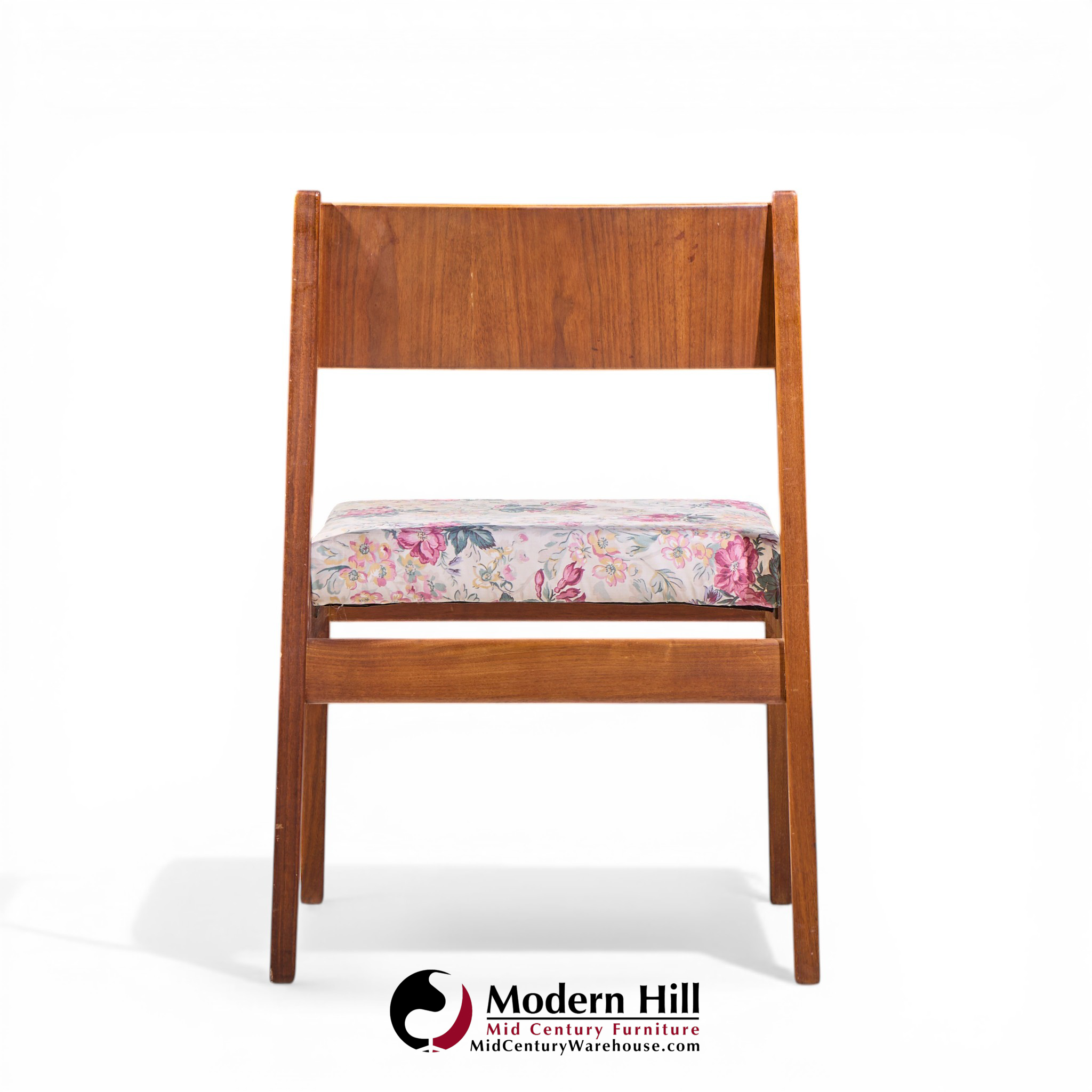 Jens Risom Mid Century Walnut Dining Chair