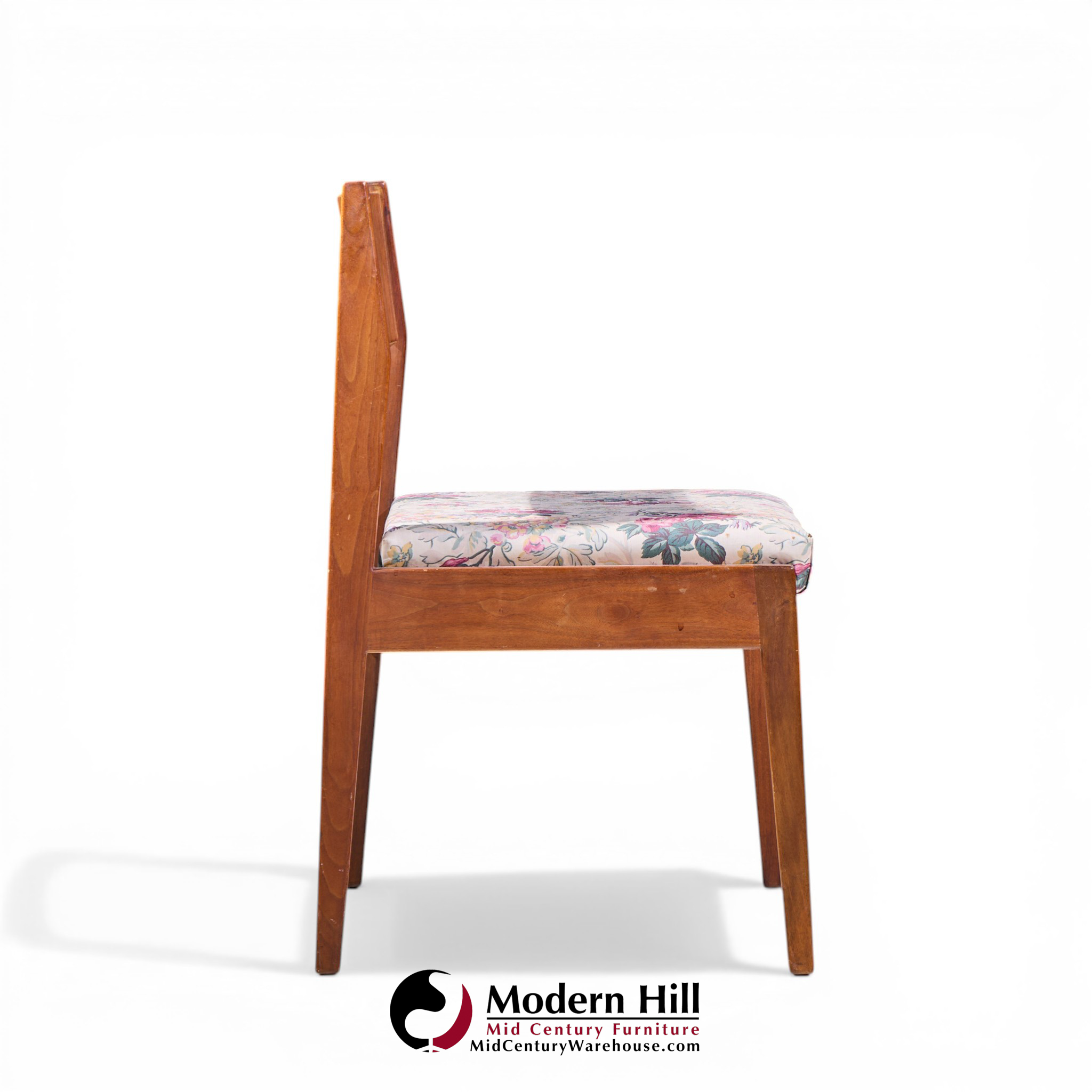 Jens Risom Mid Century Walnut Dining Chair