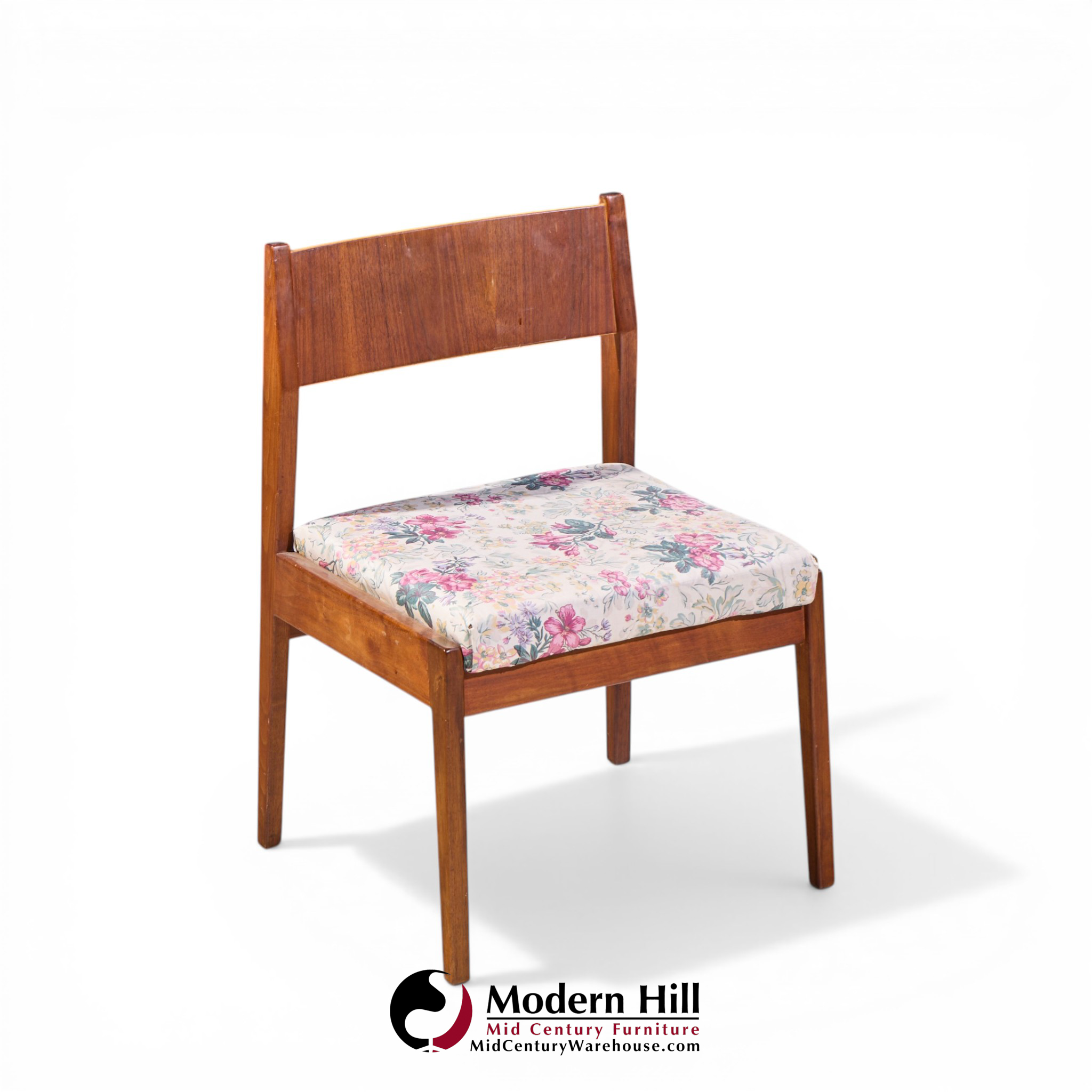 Jens Risom Mid Century Walnut Dining Chair