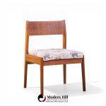 Jens Risom Mid Century Walnut Dining Chairs - Set of 6