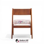 Jens Risom Mid Century Walnut Dining Chairs - Set of 6