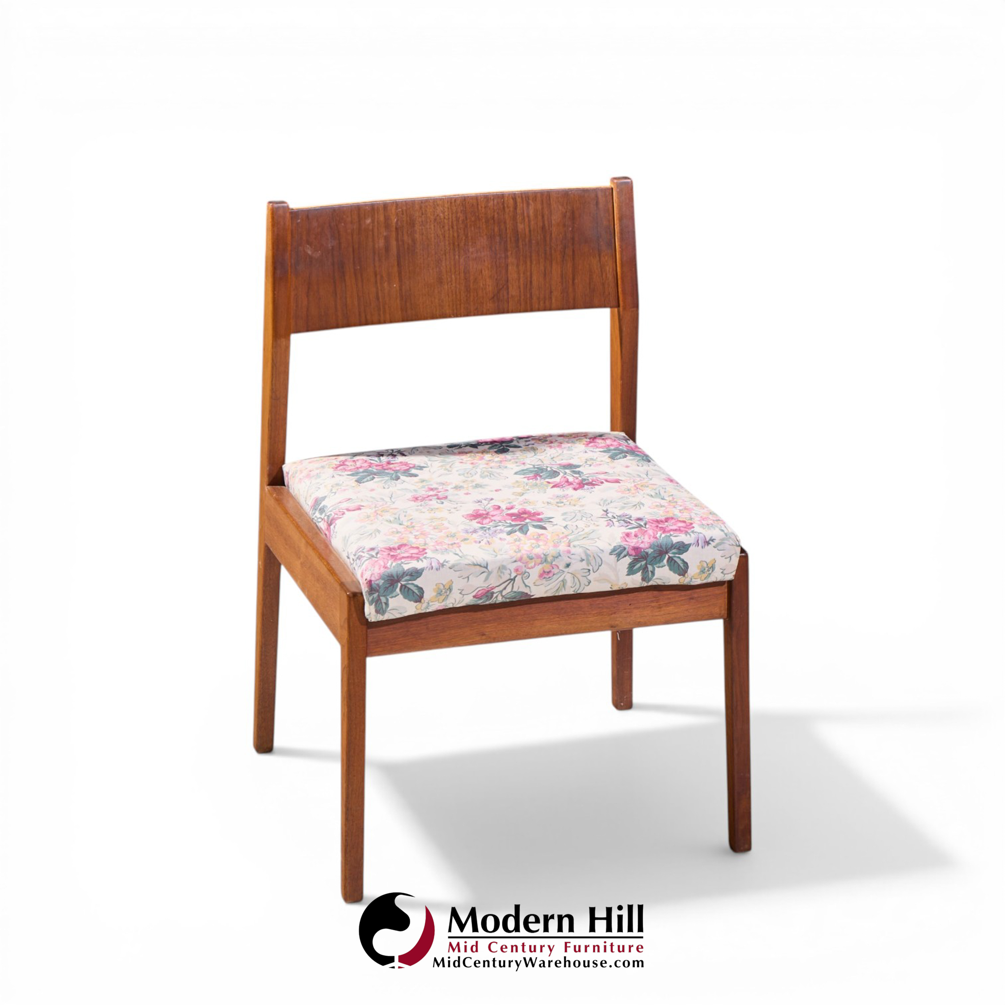 Jens Risom Mid Century Walnut Dining Chairs - Set of 6