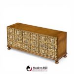 John Widdicomb Mediterranean Mid Century Treasure Chest Credenza