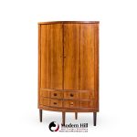 kai kristiansen mid century danish rosewood corner cabinet