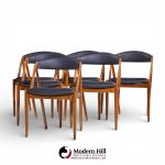 Kai Kristiansen Model 31 Mid Century Danish Teak Dining Chairs - Set of 6