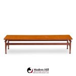 Kai Lyngfeldt-larsen for Søborg Møbelfabrik Mid Century Danish Teak Bench Coffee Table