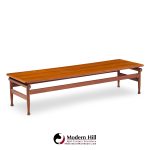 Kai Lyngfeldt-larsen for Søborg Møbelfabrik Mid Century Danish Teak Bench Coffee Table