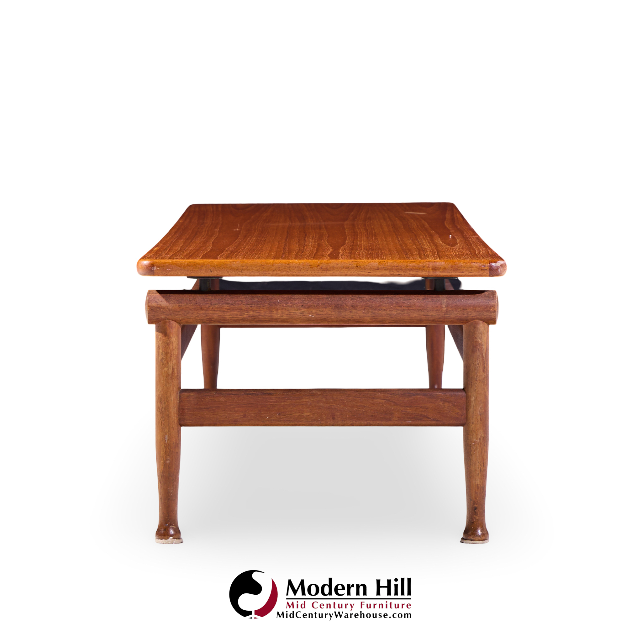 Kai Lyngfeldt-larsen for Søborg Møbelfabrik Mid Century Danish Teak Bench Coffee Table