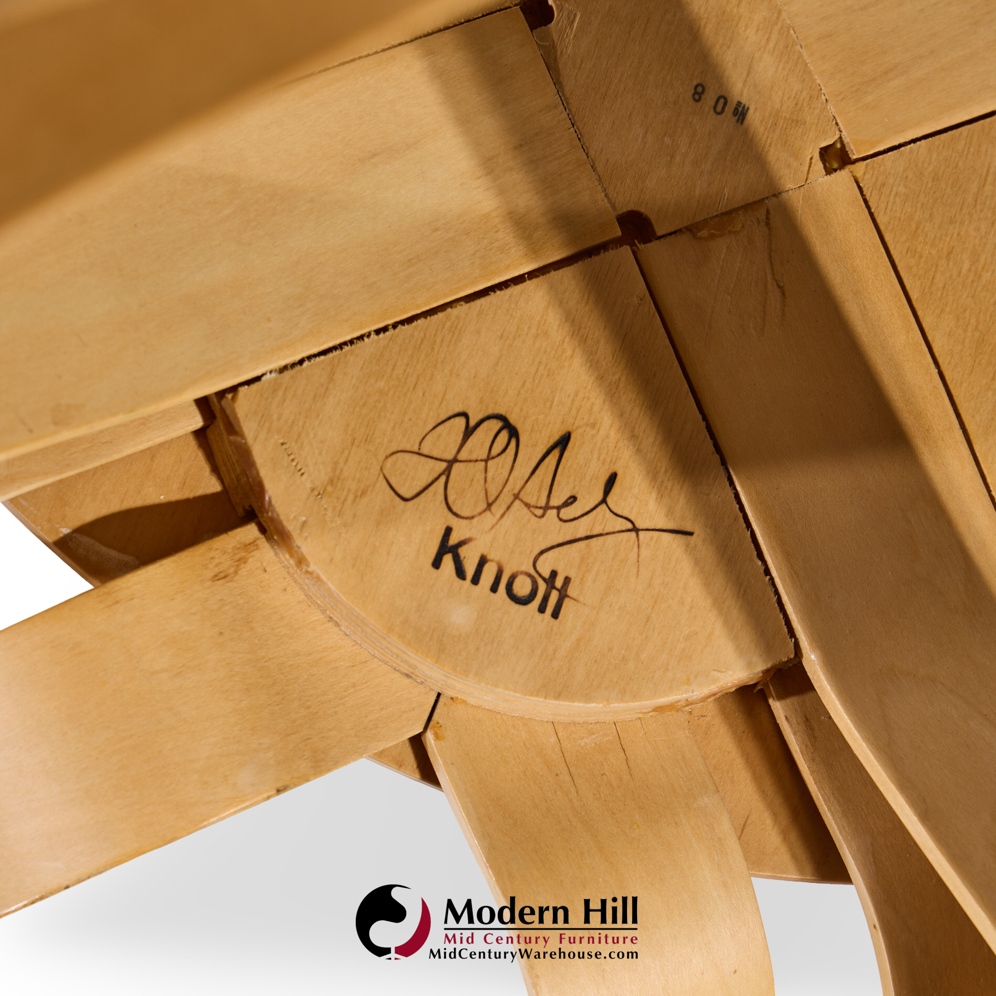 Knoll Mid Century Hat Trick Chairs - Set of 4