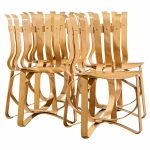 Knoll Mid Century Hat Trick Chairs - Set of 4