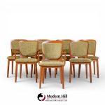 Koefoeds Hornslet Mid Century Danish Teak Dining Chairs - Set of 8