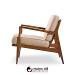 kofod larsen for selig mid century danish lounge chairs - pair