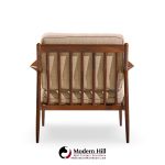 kofod larsen for selig mid century danish lounge chairs - pair