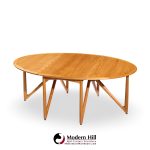 Kurt Østervig for Jason Furniture Mid Century Danish Teak Drop Leaf Dining Table