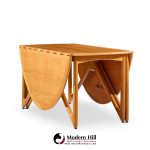 Kurt Østervig for Jason Furniture Mid Century Danish Teak Drop Leaf Dining Table