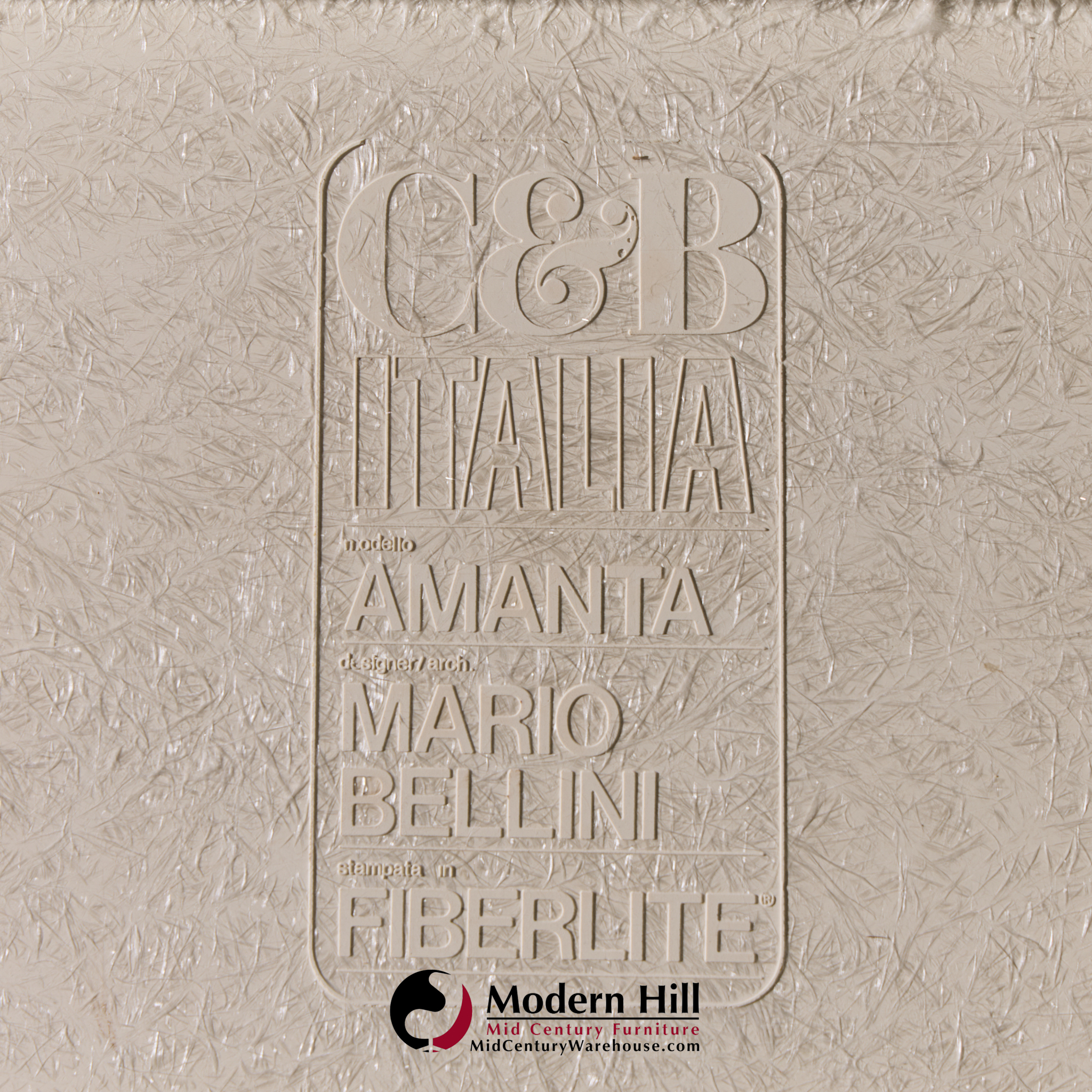 Mario Bellini for B&b Italia Amanta Mid Century Leather and Fiberglass Sectional Sofa