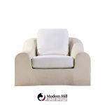 michael taylor jennifer mid century stone fiberglass lounge chair