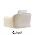 michael taylor jennifer mid century stone fiberglass lounge chair